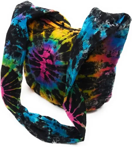 Vista 3 de Kraft4Life - Bolso bandolera estilo hipster estilo hippie estilo bohemio tailandés de algodón