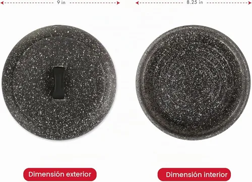 Vista 3 de Dexas calentador de tortillas, normal Patrón de granito