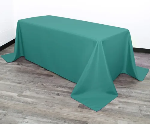 Vista 58 de Your Chair Covers - Mantel rectangular de poliéster sin costuras de alta calidad de 60 pulgadas de ancho x 102 pulgadas de largo - Negro - Mantel
