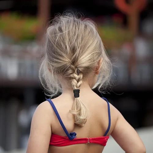 Vista 4 de 200 PCS Bandas Negras para Cabello de Bebé – Mini Ligas Sin Costuras para Cabello de Niños Pequeños – Suaves Sujetadores de Cola de Caballo