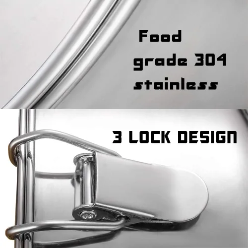 Vista 2 de Molde de flan con tapa, sartén de acero inoxidable para olla instantánea de 6 cuartos (3 cuartos de galón, 8 cuartos de galón disponibles) - Flanera