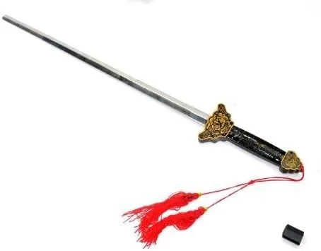 Vista 2 de Espada mágica retráctil Happyliya para Tai Chi, Kung Fu y artes marciales chinas
