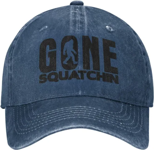 Vista 11 de Gone Squatchin - Gorra de béisbol unisex clásica vintage para hombre y mujer Negro
