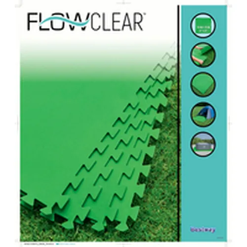 Vista 9 de Bestway Suelo Piscina Foam Verde 9 Piezas 78x78 cm Jardin 58636