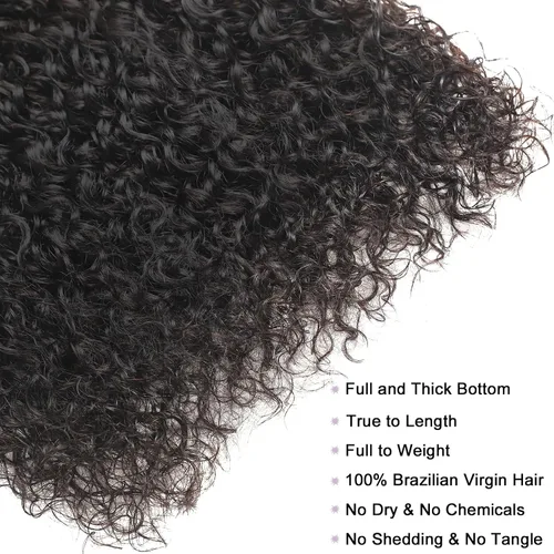 Vista 4 de Beauty Queen 16A Paquetes de Cabello Crudo Ondas de Agua 14 16 18 Pulgadas 3 Paquetes 100% Cabello Virgen Brasileño Sin Procesar Paquetes Tejidos