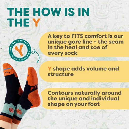 Vista 3 de FITS Calcetines ligeros de lana merino de corte bajo para hombres y mujeres, transpirables, ligeros, calcetines atléticos, comodidad para todo el pie