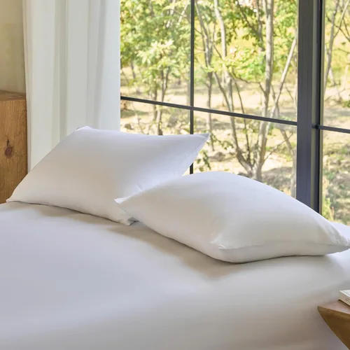 Vista 19 de Juego de fundas de almohada DOZ, 100% viscosa derivada del bambú, cultivada orgánicamente, extremadamente suave, sedosa, transpirable, refrescante