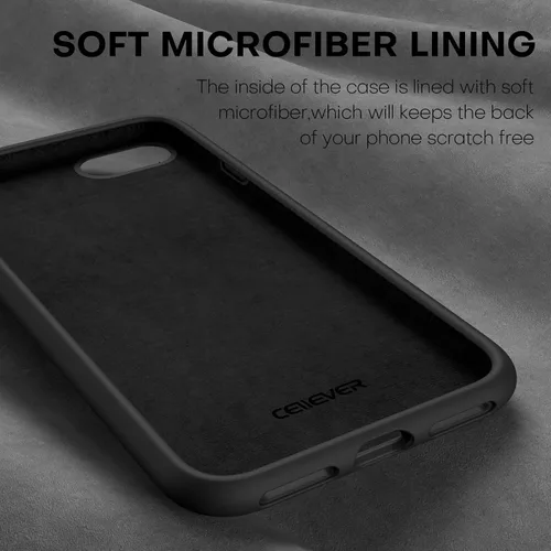 Vista 7 de CellEver Funda de silicona resistente para iPhone SE 2022 (3ª generación)/iPhone SE 2020 (2ª generación)/iPhone 8/7 - Protección militar contra