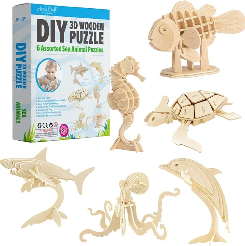Vista 15 de Hands Craft - Juego de rompecabezas de madera 3D
