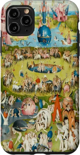 Vista 13 de Hieronymus Bosch - Carcasa para iPhone 17, diseño de jardín de las delicias terrenales