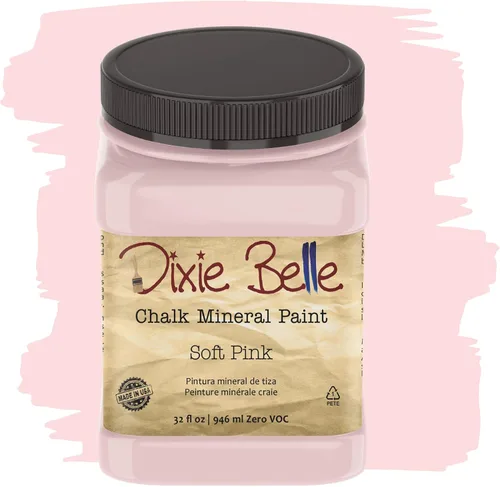 Vista 143 de Pintura para muebles con acabado de tiza Dixie Belle Paint Company - Amatista (4oz) - Pintura mineral de tiza chic púrpura profundo mate