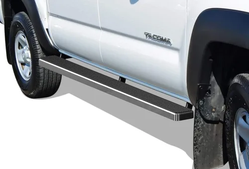 Vista 20 de APS Estribos rueda a rueda de 6 pulgadas compatibles con Toyota Tacoma 2005-2023 doble cabina de 6 pies