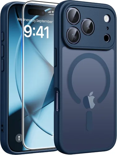 Vista 53 de FNTCASE para Samsung Galaxy Z Fold 7 Estuche Magnético: Funda de Teléfono Celular con Textura Mate Translúcida, Protección contra Caídas de Grado