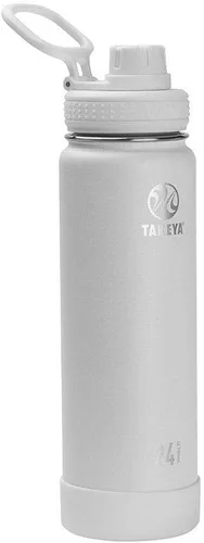 Vista 6 de Takeya Actives Botella de Agua con Tapa de Boquilla, Botella con Doble Aislamiento de Acero Inoxidable, Apta para Lavavajillas y Sin BPA, Botella