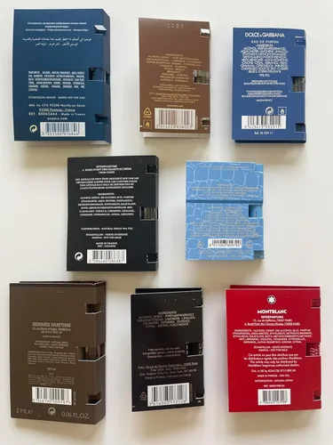 Vista 8 de Infinite Scents Muestras de perfume y colonia - 12 fragancias de diseñador (6 para hombres, 6 para mujeres) Set de descubrimiento para él y para ella