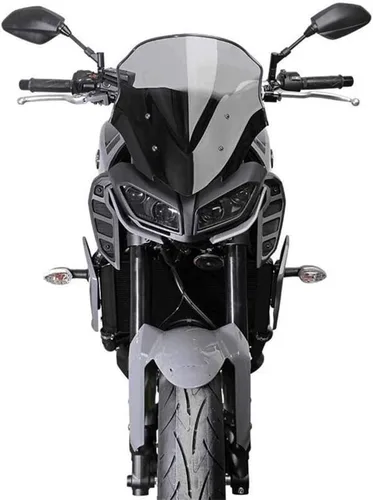 Vista 3 de Parabrisas de motocicleta compatible con Yamaha MT09 FZ09 MT-09 FZ-09 FZ MT 09 2017 2018 2019 parabrisas de carreras parabrisas de carreras Negro