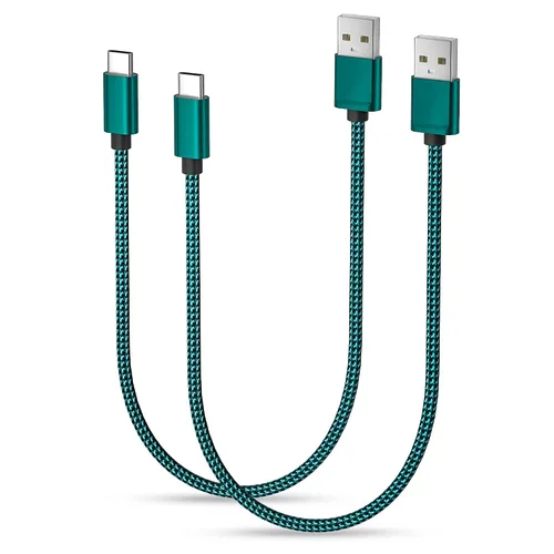 Vista 9 de Basesailor Cable de carga USB tipo C de 1 pie, paquete de 2, cable de carga para automóvil para el nuevo iPhone 17 Air 16 Pro Max Plus, Samsung