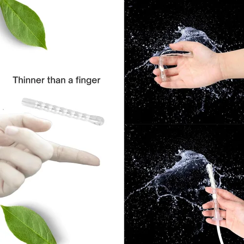 Vista 5 de Kit de bombillas de enema, ducha anal para hombres, mujeres principiantes, kit de limpiador vaginal Enima para mujeres, duchas para hombres