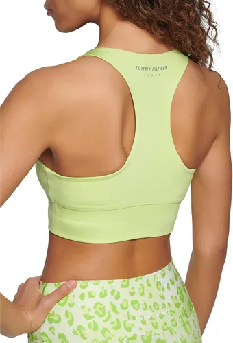 Vista 6 de Tommy Hilfiger Women's Halter Racerback Low Impact Sports Bra