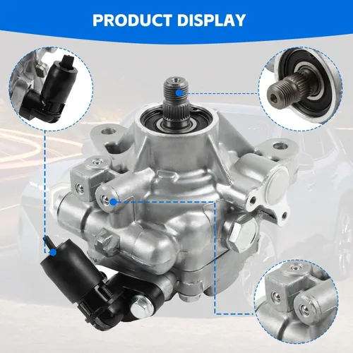 Vista 4 de Bomba de dirección asistida para Honda 2006-2007 Accord 2.4L, para CRV 2.4L 2002-2011, para 2006-2011 Element 2.4L, para RSX 2.0L 2002-2006