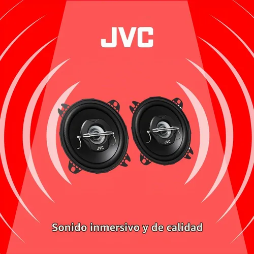 Vista 2 de JVC CS-J420X Altavoces estéreo coaxiales para coche de 4 pulgadas y 210 vatios de 2 vías (par)