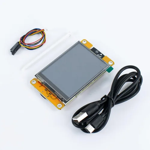 Vista 6 de Hosyond 2.8 ''ESP32 pantalla táctil resistiva con WiFi+BT, controlador ILI9341 240x320 TFT LCD módulo de pantalla para Arduino