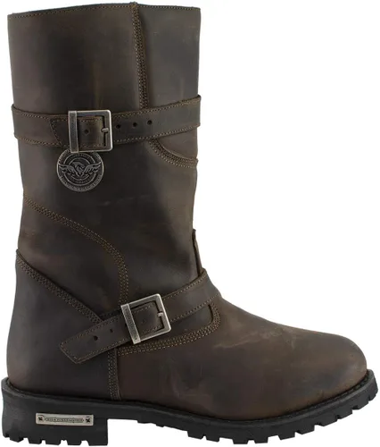 Vista 7 de Milwaukee Leather MBM9063 - Botas de ingeniero clásicas para hombre, color marrón envejecido, 7 .5