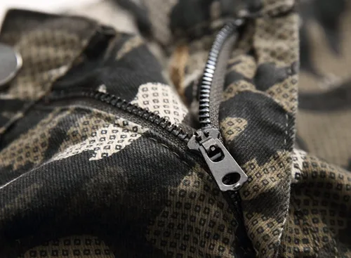 Vista 5 de DANT BULUN Pantalones deportivos de mezclilla ajustados elásticos para hombre