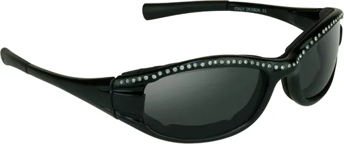 Vista 16 de Bikershades Gafas de sol acolchadas de espuma para motocicleta, para mujeres, niñas y niños.
