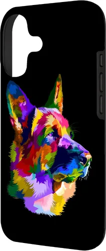 Vista 2 de Funda para iPhone 17 con diseño de pastor alemán para propietarios de perros