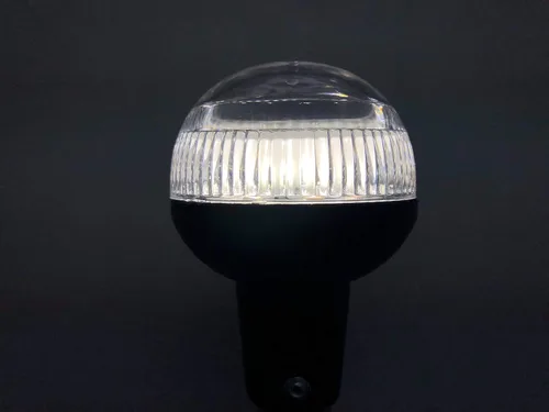 Vista 7 de Pactrade Marine Barco LED toda la luz redonda de navegación del ancla SS poste 4" H USCG 2NM