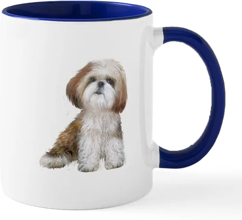 Vista 41 de CafePress Angel Shih Tzu In Clouds Taza de café de cerámica de 11 oz (11.0 fl oz)