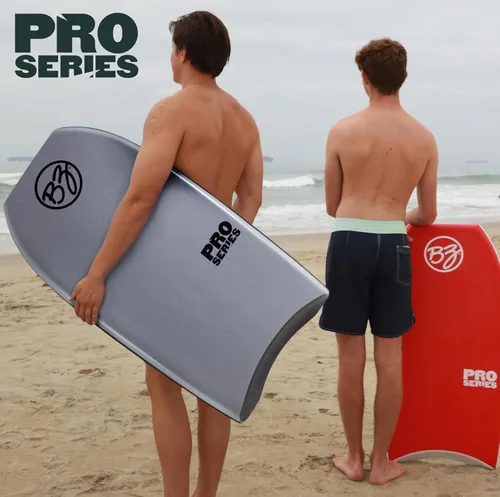 Vista 8 de BZ Bodyboards - Pro Bodyboard - Pilotos avanzados - Zero-G Polypro Core - Surlyn Slick - Cubierta de celda H de 8 libras - Cola creciente - Bodyboard