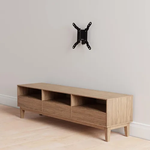 Vista 13 de Amazon Basics Soporte de pared fijo plano para TV se ajusta a TVs de 12 a 40 pulgadas y VESA 200x200, negro