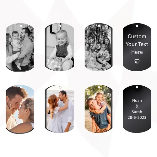 Vista 3 de PIKVIK Llavero personalizado, llavero personalizado con imagen, llavero de foto, llavero personalizable, llavero personalizado para novio, regalos