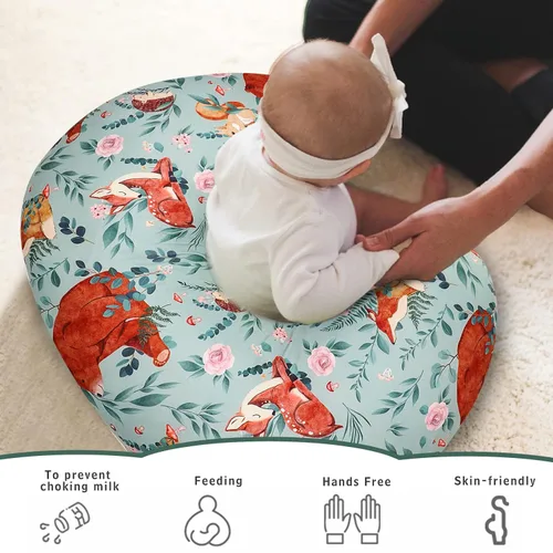 Vista 50 de Funda para almohada de lactancia TANOFAR, funda de almohada de lactancia neutral para bebés niños y niñas, funda de almohada de lactancia ultra