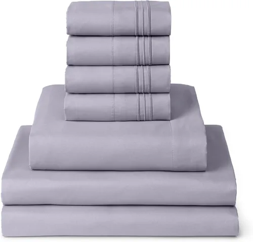 Vista 32 de Mellanni Juego de sábanas Twin XL - Juego de ropa de cama de 4 piezas de la colección icónica, (incluyendo 2 fundas de almohada), bolsillo profundo