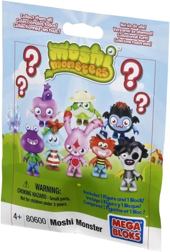Vista 2 de Mega Bloks Moshi Monsters Moshling - Figura al azar de embalaje ciego