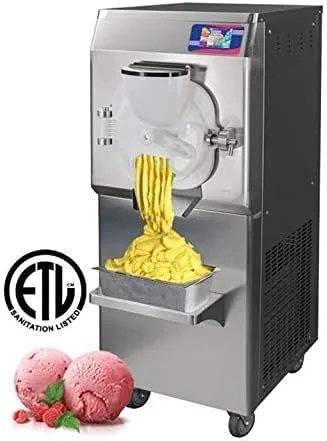 Vista 3 de Kolice Certificado ETL comercial máquina de helado duro, helado duro helado que hace la máquina, máquina de hielo italiano, fabricante de helado