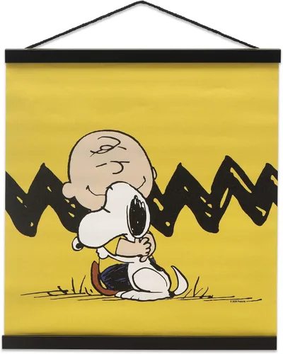 Vista 8 de Peanuts Snoopy Be Happy - Decoración redonda de madera para colgar en pared, divertido letrero de Snoopy para decoración del hogar, gran idea