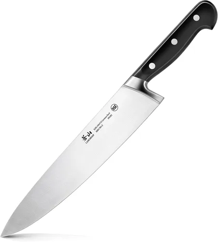 Vista 9 de Cangshan D Series 59120 Cuchillo de chef forjado de acero alemán, 8 pulgadas
