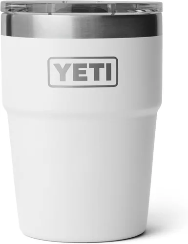 Vista 37 de YETI Rambler - Vaso apilable de 16 onzas, aislado al vacío, de acero inoxidable con tapa MagSlider Apilable