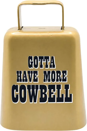 Vista 18 de Bevin Bells "Gotta Have More Cowbell" (X-Pequeño) Campana de Vaca de Kentucky con Color Cobre Hecha de Acero Fabricantes de Ruido Fuerte