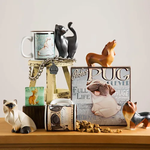 Vista 2 de Pavilion Gift Company 46012 Figura de amigos de pedigrí, 4 pulgadas, Yorkie