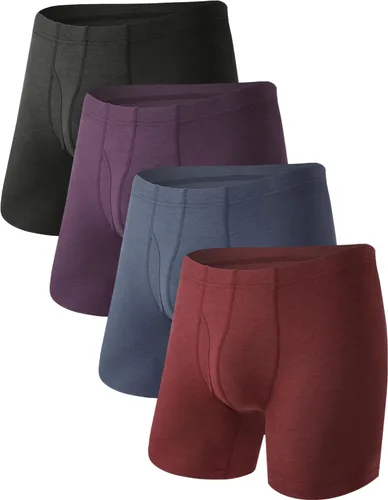 Vista 17 de BAMBOO COOL Men's Cooling Underwear Ultra Soft Breathable Boxer Briefs Pack