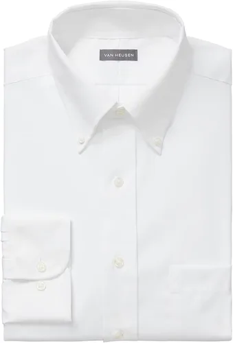 Vista 3 de Van Heusen de los hombres profesional perla botón vestido camisa