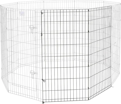 Vista 9 de MidWest Homes for Pets Kit de Extensión Universal para Corral de Mascotas de 2 Paneles Se Adapta a Corrales Metálicos para Perros de 24 Pulgadas