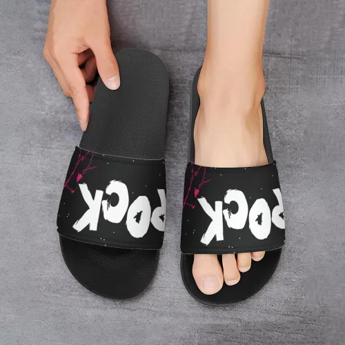 Vista 5 de Sandalias personalizadas, sandalias informales para interiores, estampadas, imprime tu imagen, foto, zapatos personalizados para hombres y mujeres