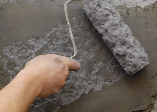 Vista 3 de Tru Tex - Funda de rodillo con textura de piedra rugosa para hormigón, vertical, retoques, encimeras, superposición, patrones rápidos, fáciles