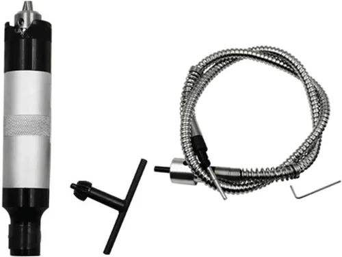 Vista 9 de Accesorio adaptador de eje flexible de 0.012-0.157 in, portabrocas de extensión de taladro flexible para herramienta de amoladora giratoria